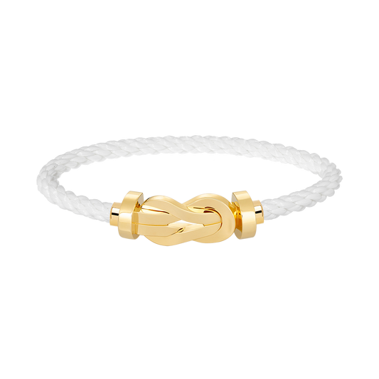 [Dawnora Jewelry]CHANCE LARGE 8 FIGURE BUCKLE NO DIAMOND BRACELET GOLD