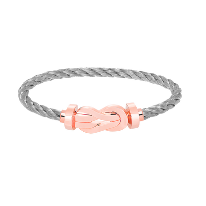 [Dawnora Jewelry]CHANCE LARGE 8 FIGURE BUCKLE NO DIAMOND BRACELET ROSE GOLD