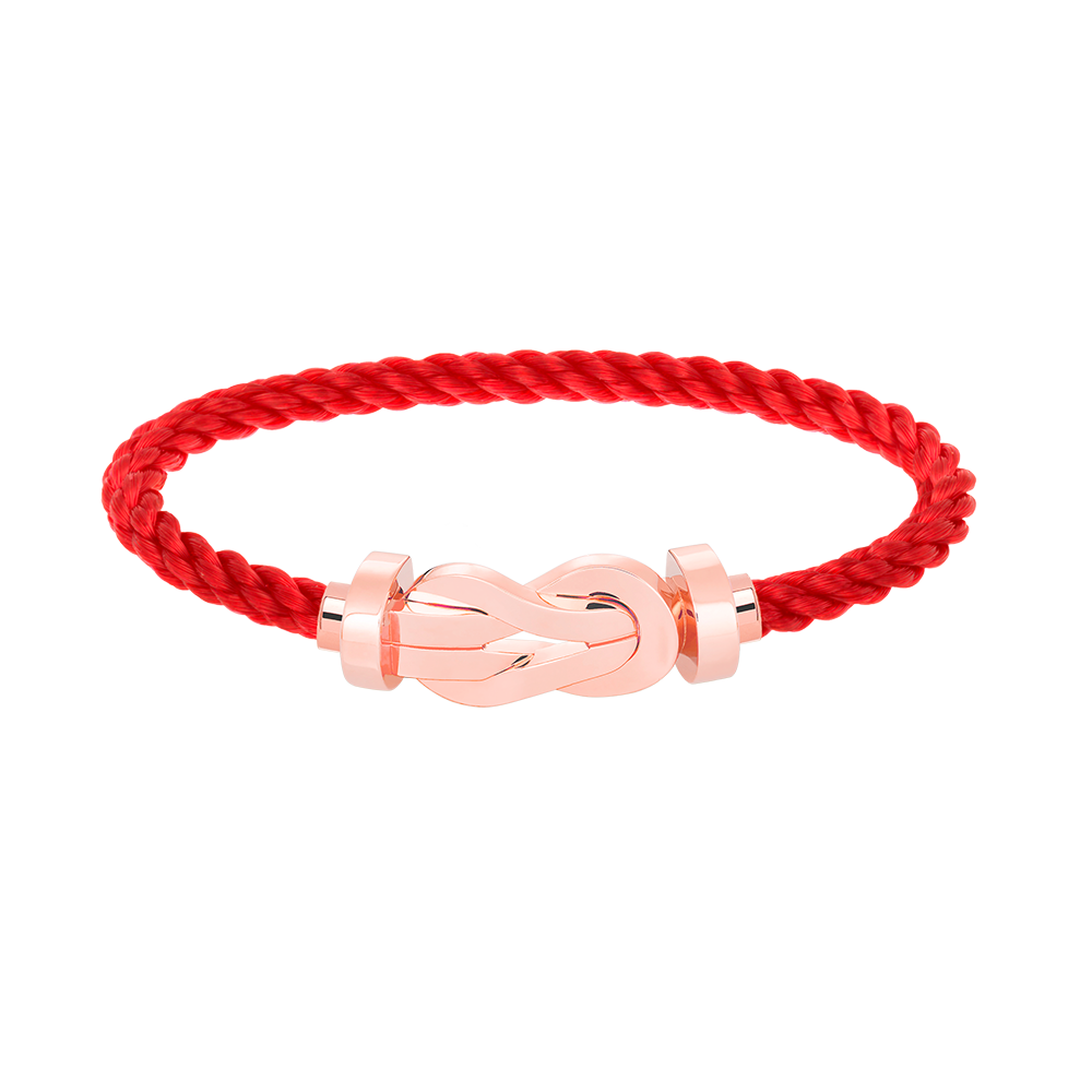 [Dawnora Jewelry]CHANCE LARGE 8 FIGURE BUCKLE NO DIAMOND BRACELET ROSE GOLD