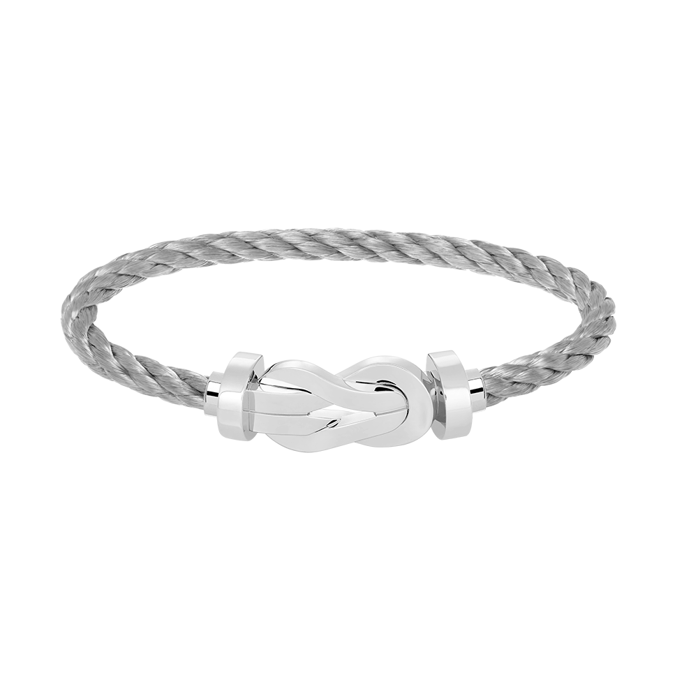 [Dawnora Jewelry]CHANCE LARGE 8 FIGURE BUCKLE NO DIAMOND BRACELET SILVER