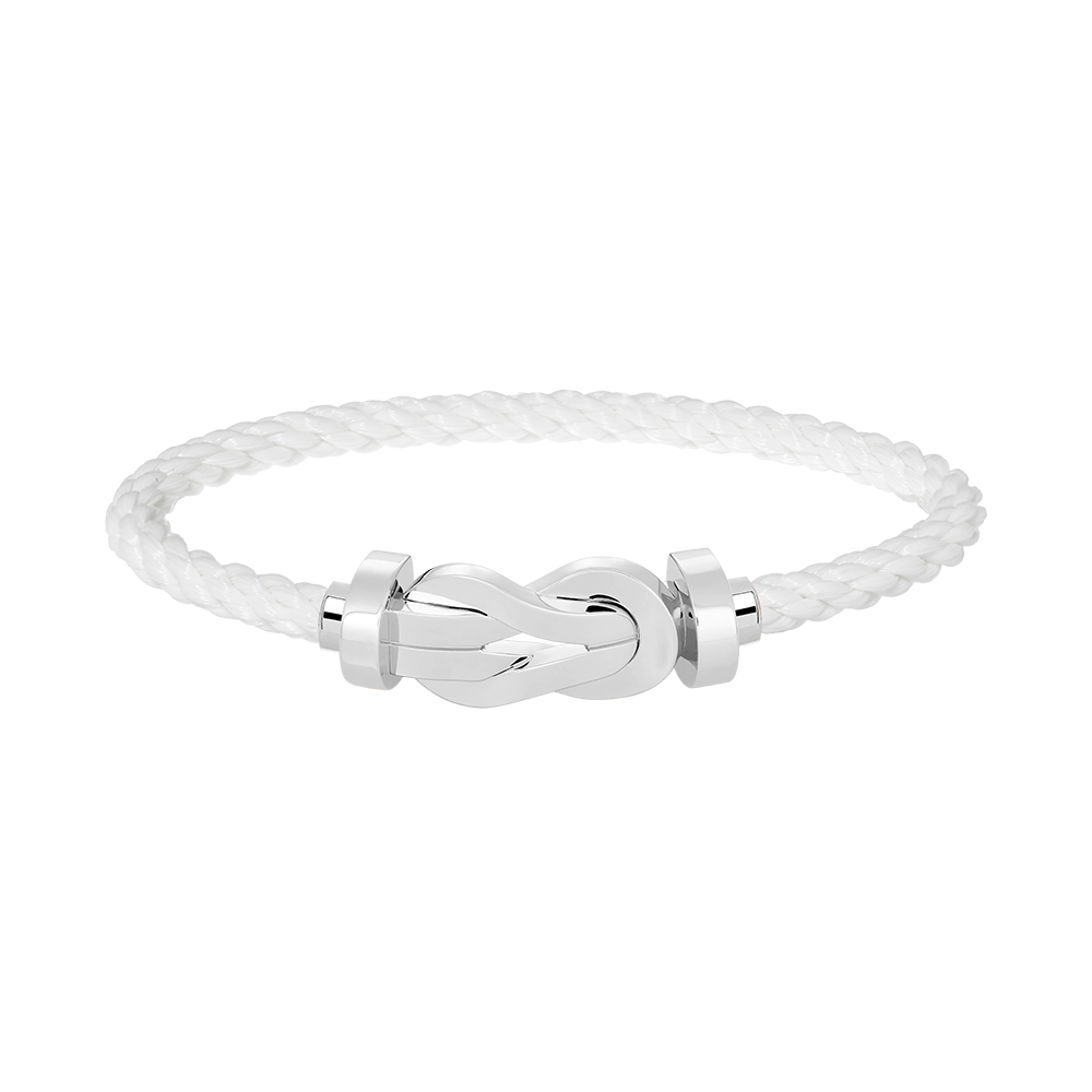 [Dawnora Jewelry]CHANCE LARGE 8 FIGURE BUCKLE NO DIAMOND BRACELET SILVER