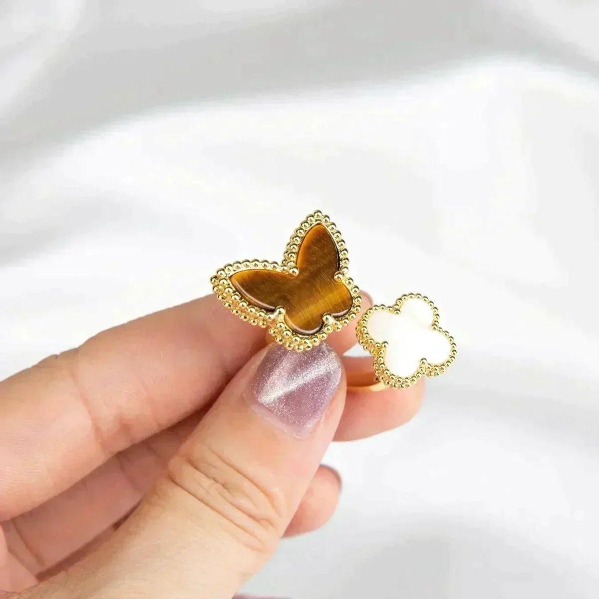[Dawnora Jewelry]LUCKY BETWEEN THE FINGER RING