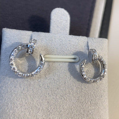 [Dawnora Jewelry]JUSTE EARRINGS SILVER DIAMONDS