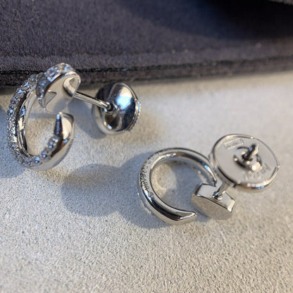 [Dawnora Jewelry]JUSTE EARRINGS SILVER DIAMONDS