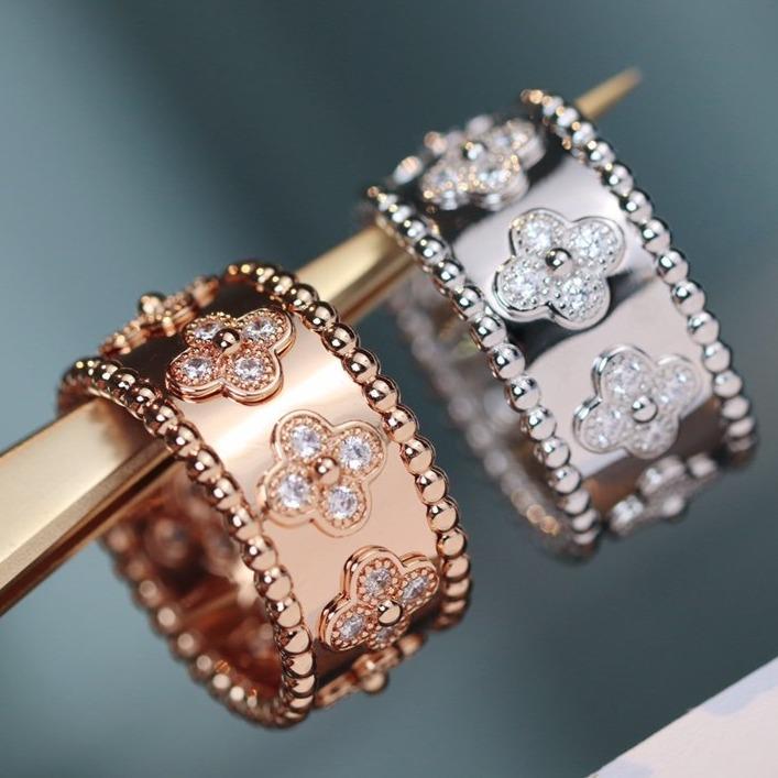 [Dawnora Jewelry]CLOVER KALEIDOSCOPE RING 10MM