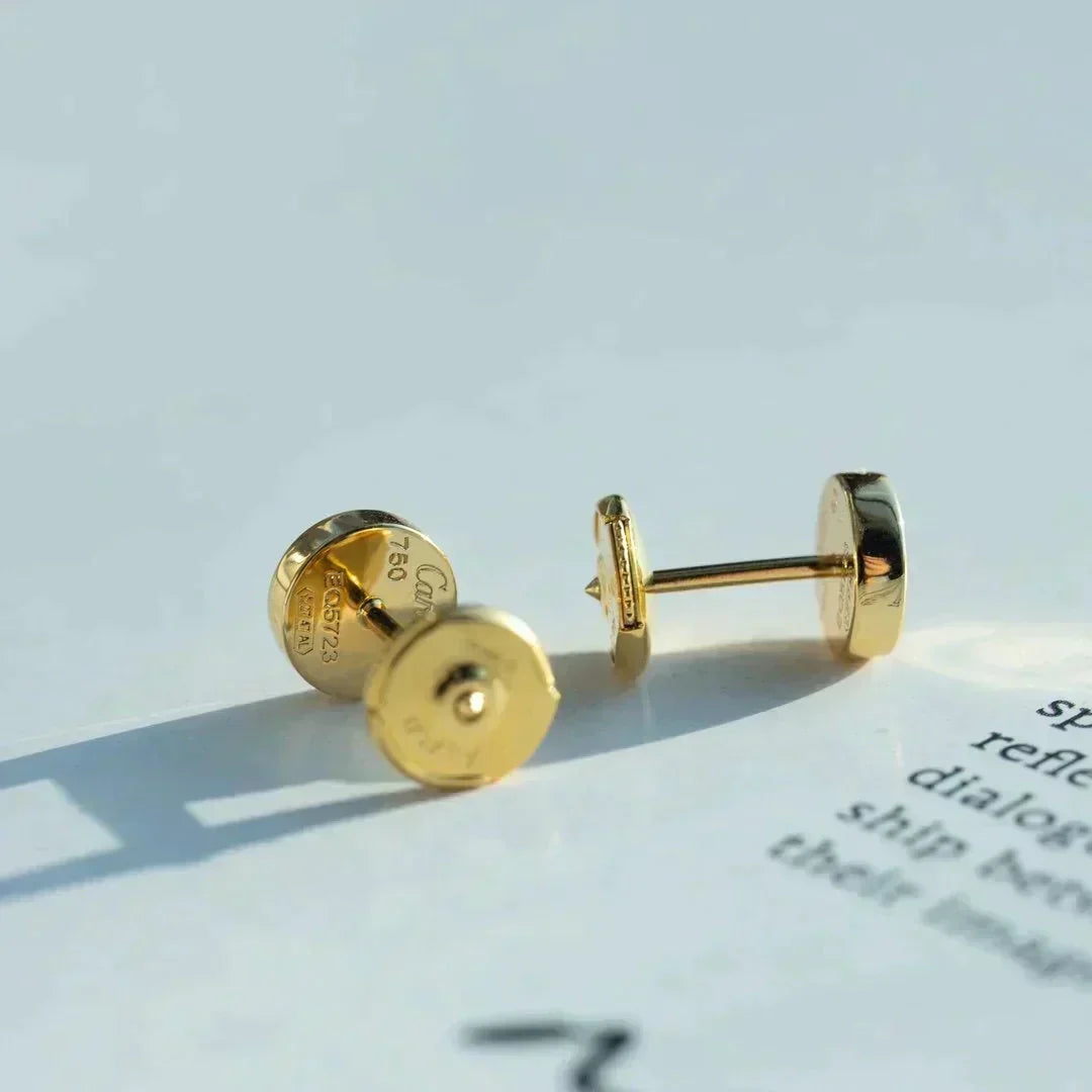 [Dawnora Jewelry]LOVE EARRINGS GOLD 10MM