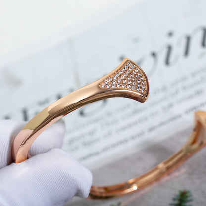 [Dawnora Jewelry]DREAM BRACELET OPEN PINK GOLD MOP DIAMOND
