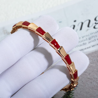 [Dawnora Jewelry]SERPENTI BRACELET PINK GOLD RUBELLITE