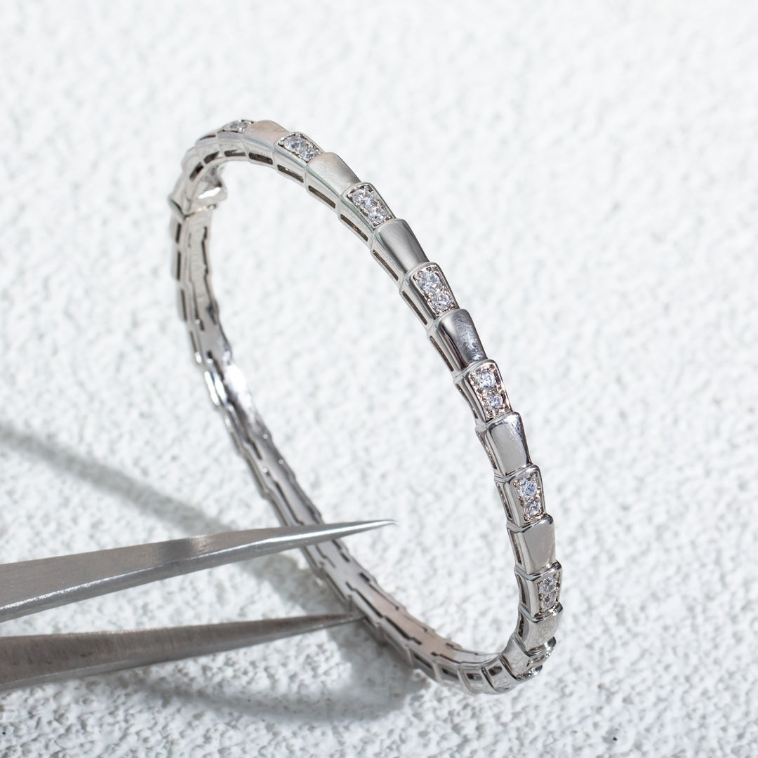 [Dawnora Jewelry]SERPENTI BRACELET SILVER DIAMOND