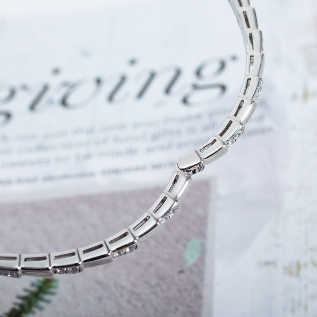 [Dawnora Jewelry]SERPENTI BRACELET SILVER DIAMOND