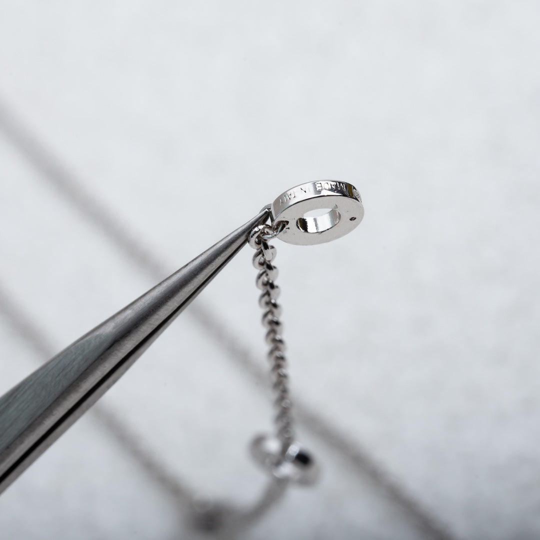 [Dawnora Jewelry]PARENTESI NECKLACE SILVER