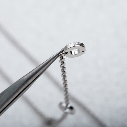 [Dawnora Jewelry]PARENTESI NECKLACE SILVER