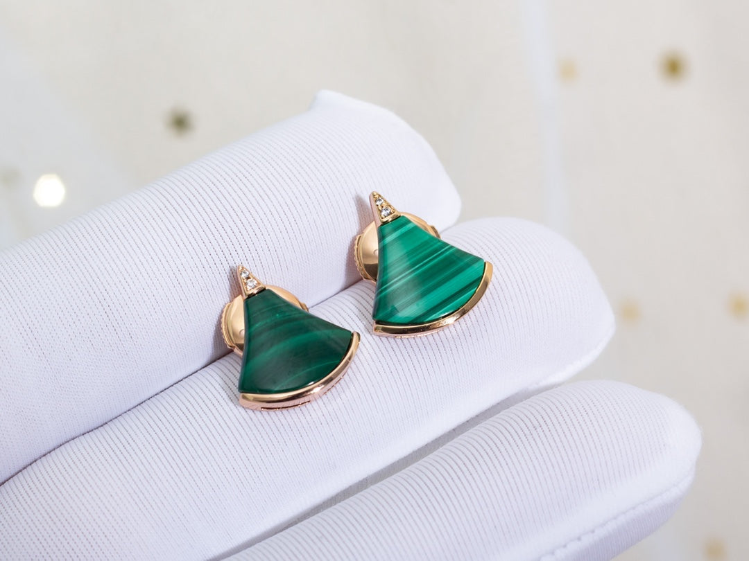 [Dawnora Jewelry]DIVAS DREAM EARRINGS PINK GOLD