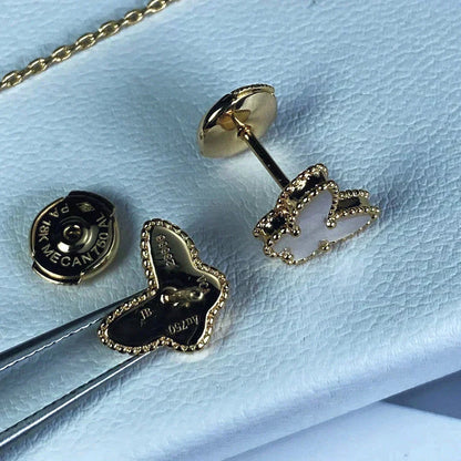 [Dawnora Jewelry]SWEET BUTTERFLY MOP EARSTUDS