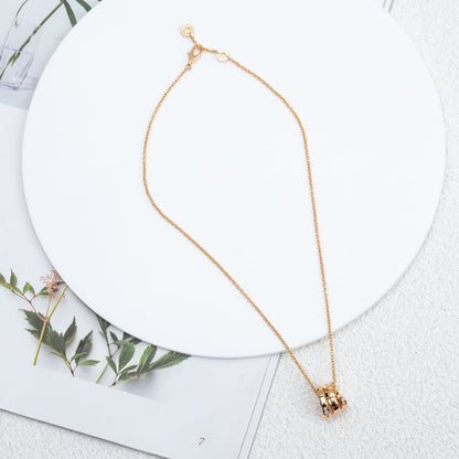 [Dawnora Jewelry]SERPENTI PINK GOLD NECKLACE DIAMOND