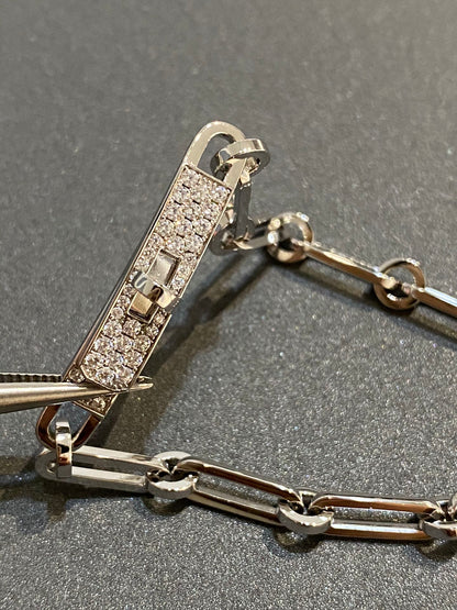[Dawnora Jewelry]CHAINE BRACELET SMALL MODEL DIAMOND