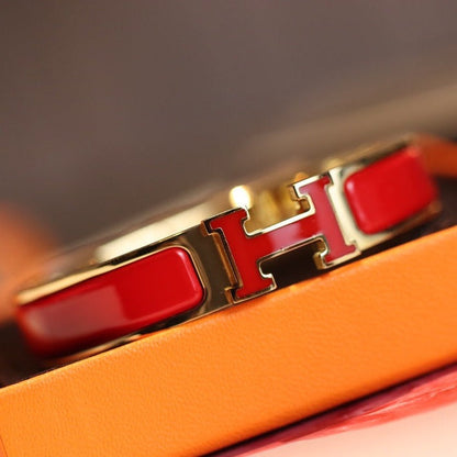[Dawnora Jewelry]H BRACELET 12MM GOLD