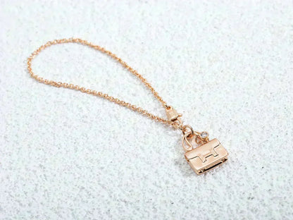 [Dawnora Jewelry]AMULETTE PEDANT ROSE GOLD NECKLACE