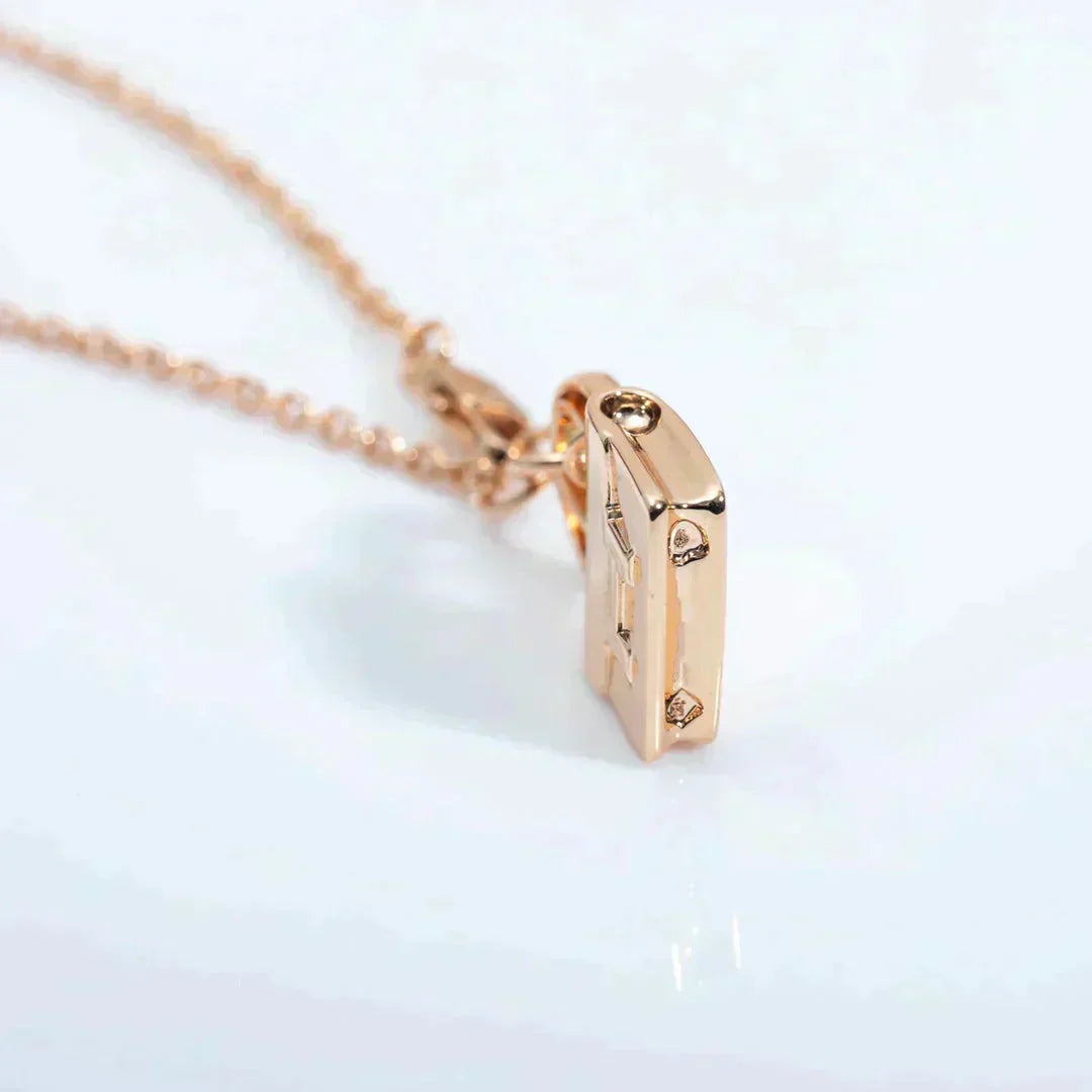 [Dawnora Jewelry]AMULETTE PEDANT ROSE GOLD NECKLACE
