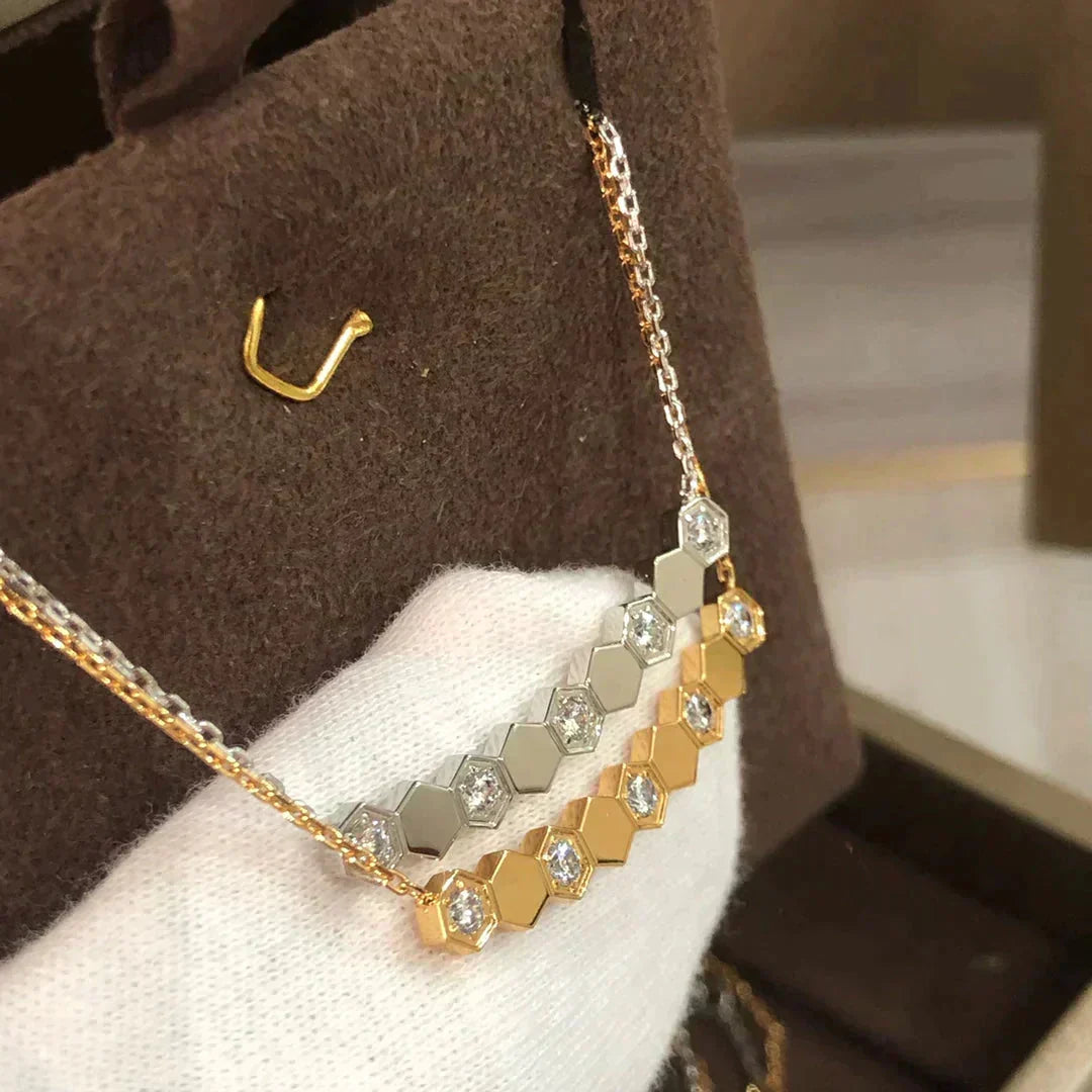 [Dawnora Jewelry]BEE LOVE NECKLACE DIAMOND