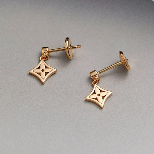 [Dawnora Jewelry]STAR EARRINGS GOLD