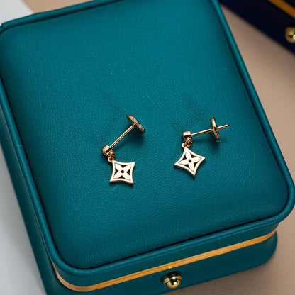 [Dawnora Jewelry]STAR EARRINGS GOLD