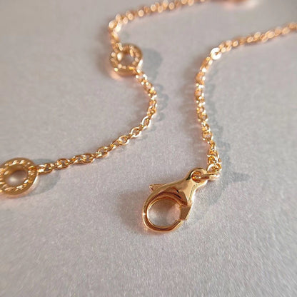 [Dawnora Jewelry]ZERO 1 NECKLACE PINK GOLD