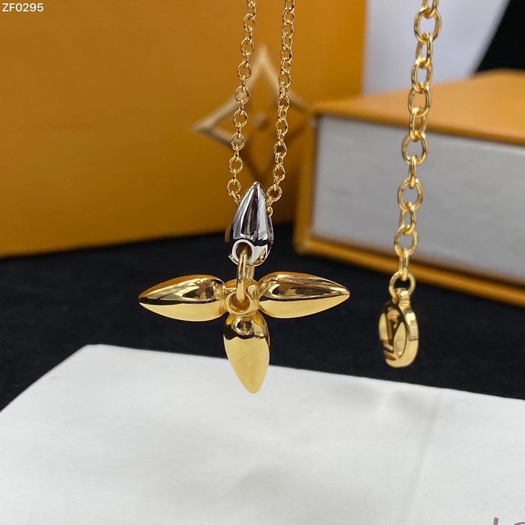 [Dawnora Jewelry]LOUISETTE PEDANT GOLD NECKLACE