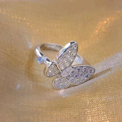 [Dawnora Jewelry]BUTTERFLY DIAMOND RING