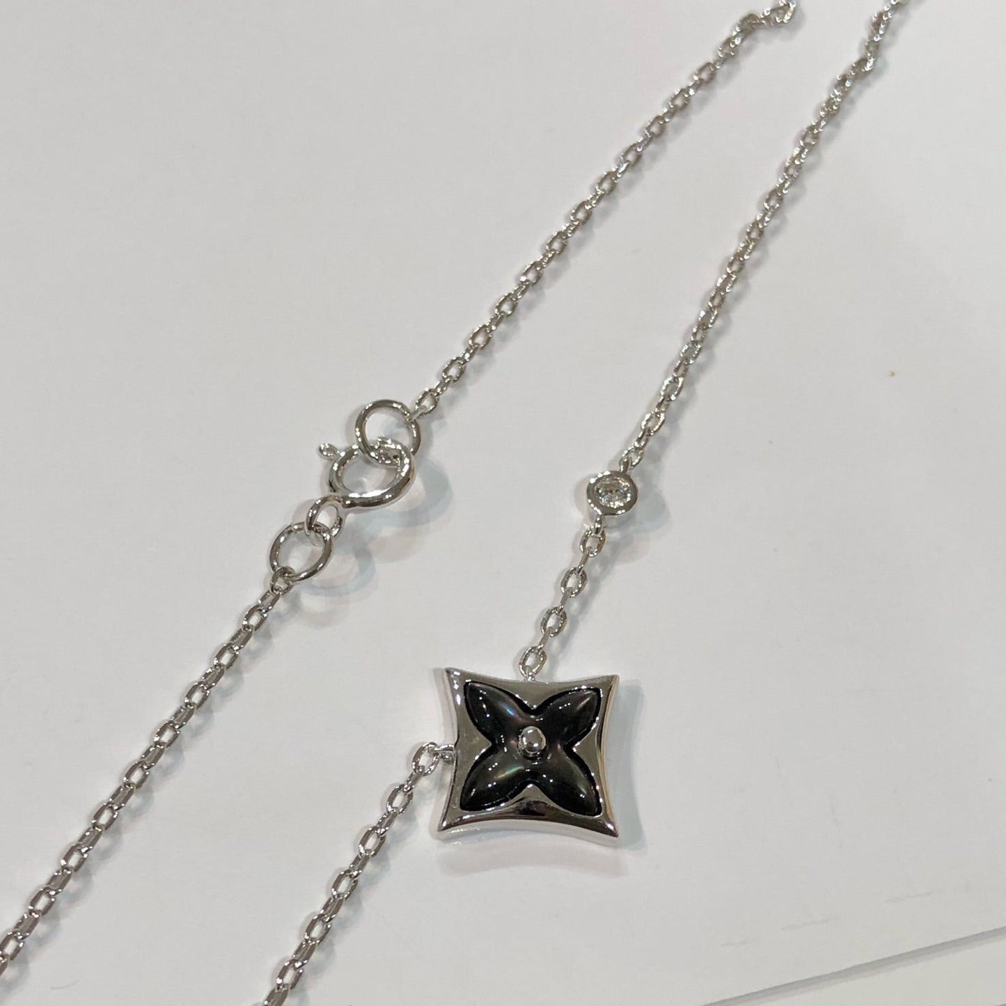 [Dawnora Jewelry]STAR BLACK MOP NECKLACE
