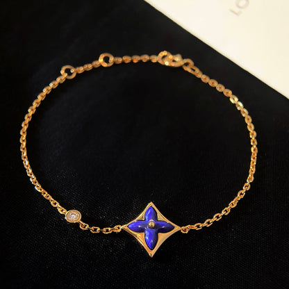 [Dawnora Jewelry]COLOR STAR PINK GOLD DIAMOND BRACELET