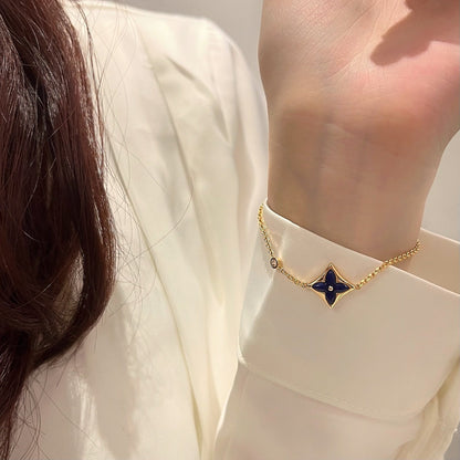 [Dawnora Jewelry]COLOR STAR PINK GOLD DIAMOND BRACELET