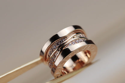 [Dawnora Jewelry]ZERO 1 PINK GOLD DIAMOND NECKLACE