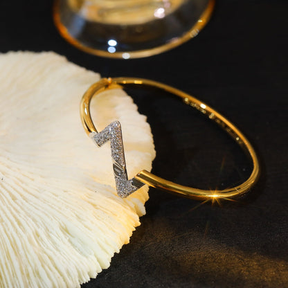[Dawnora Jewelry]VOLTE UPSITE DOWN GOLD DIAMOND BRACELET