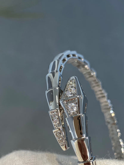 [Dawnora Jewelry]SERPENTI BRACELET DIAMONDS SILVER