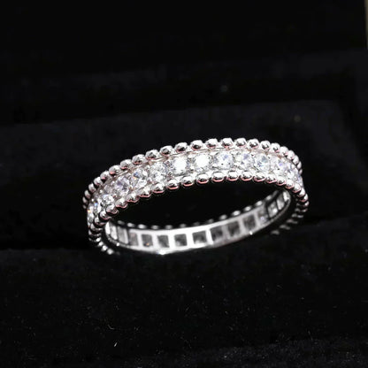 [Dawnora Jewelry]PERLEE DIAMOND SILVER RING