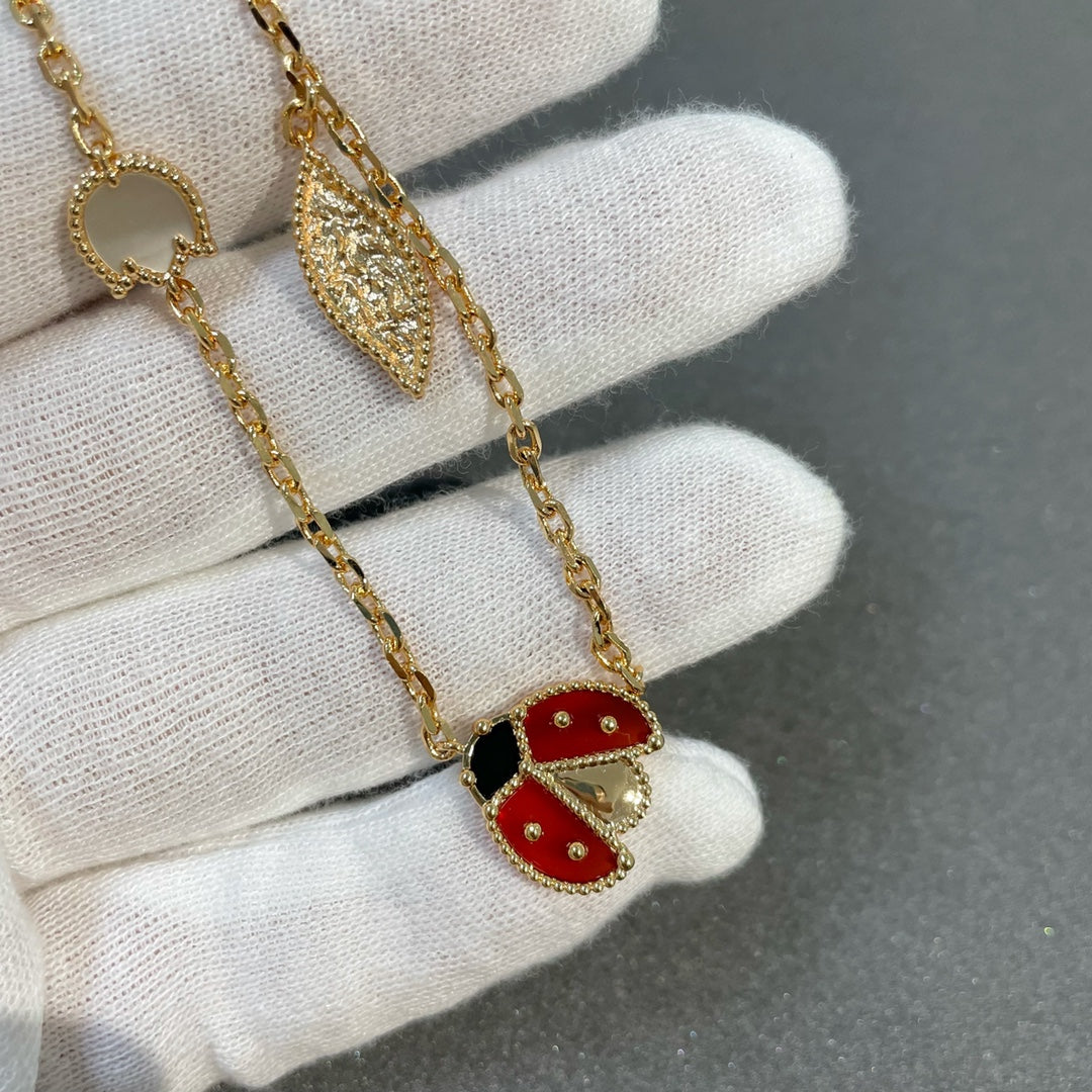 [Dawnora Jewelry]LUCKY SPRING 15 MOTIFS GOLD NECKLACE
