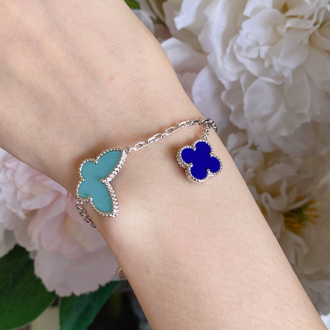 [Dawnora Jewelry]LUCKY SPRING SILVER BRACELET 4 MOTIF