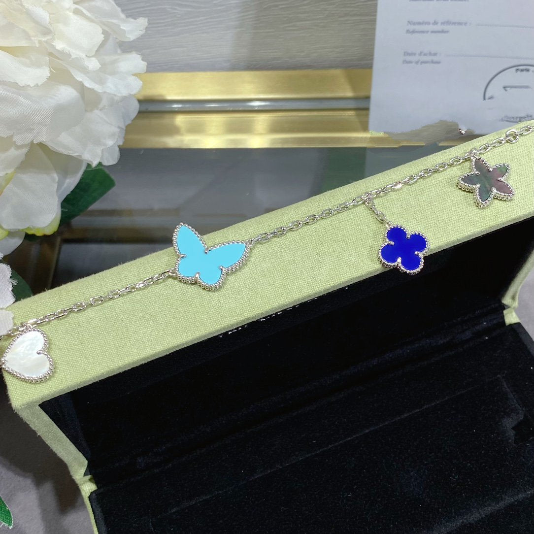 [Dawnora Jewelry]LUCKY SPRING SILVER BRACELET 4 MOTIF
