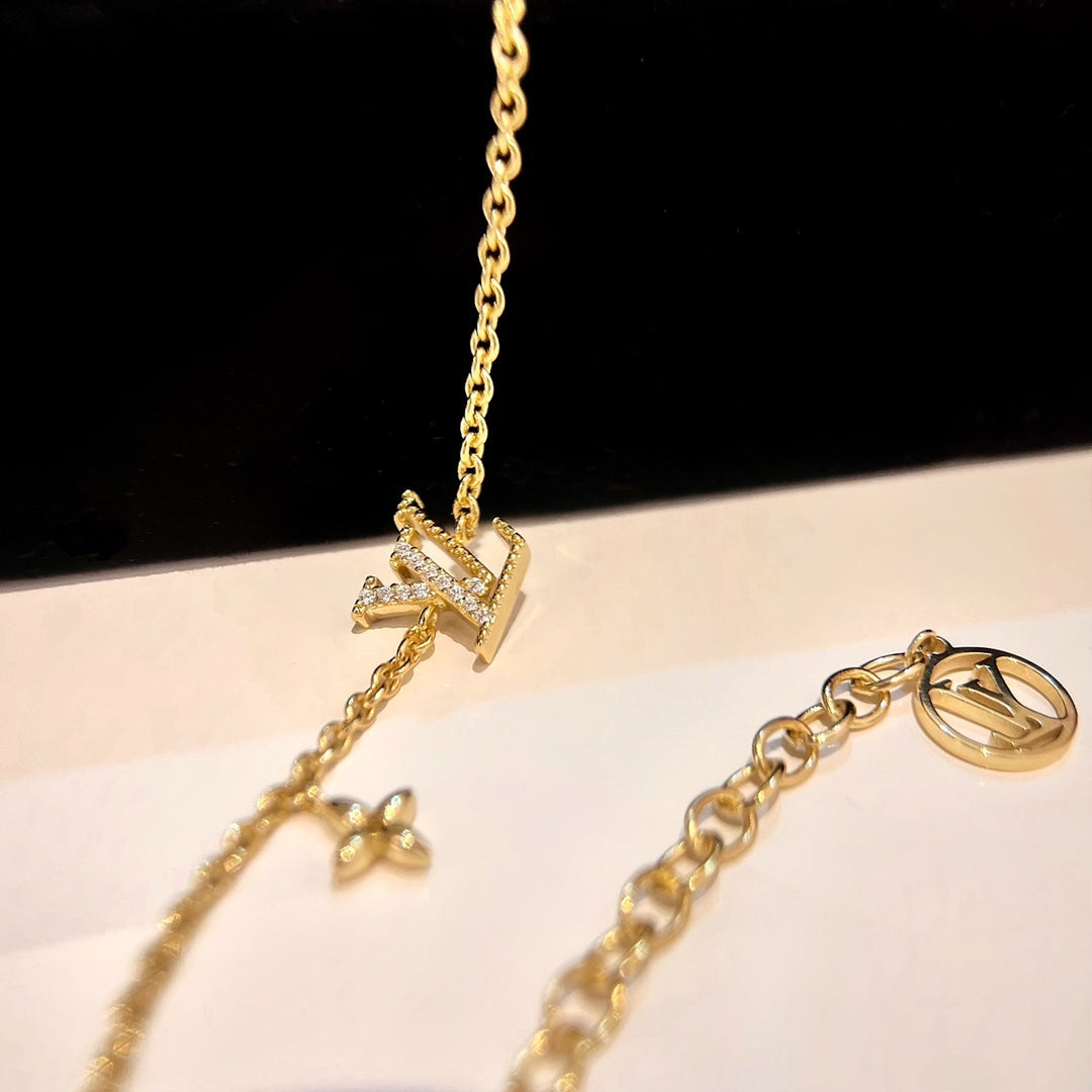 [Dawnora Jewelry]LOGO STAR MOTIF GOLD BRACELET
