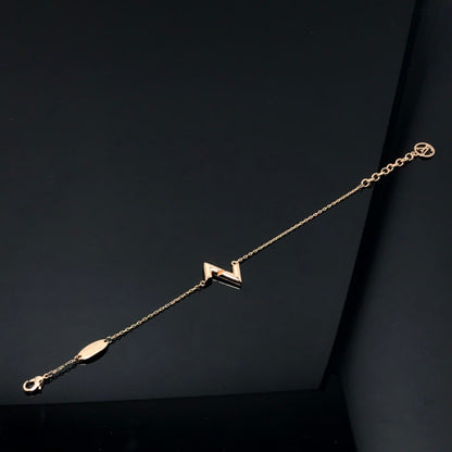 [Dawnora Jewelry]VOLT LV LOGO BRACELET