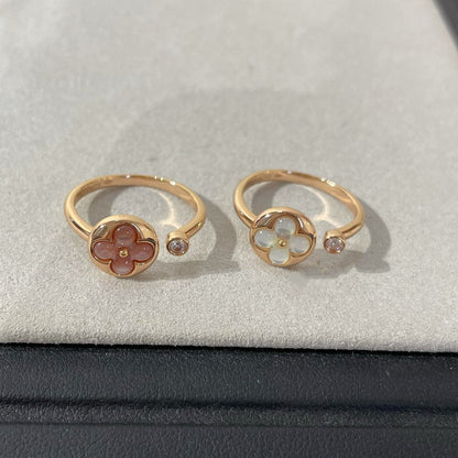 [Dawnora Jewelry]SUN 1 DIAMOND PINK MOP RING