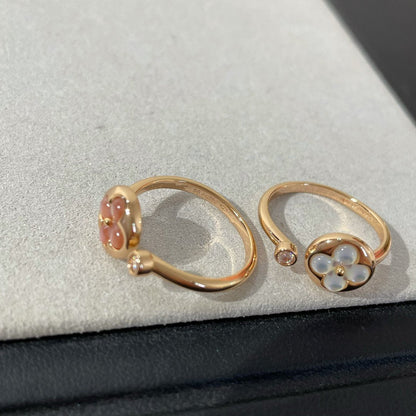 [Dawnora Jewelry]SUN 1 DIAMOND PINK MOP RING