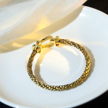 [Dawnora Jewelry]FORCE 10 GOLD GREEN DIAMOND PAVED