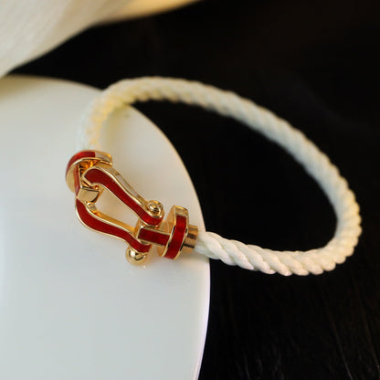 [Dawnora Jewelry]FORCE 10 WHITE TEXTILE DIAMOND PAVED