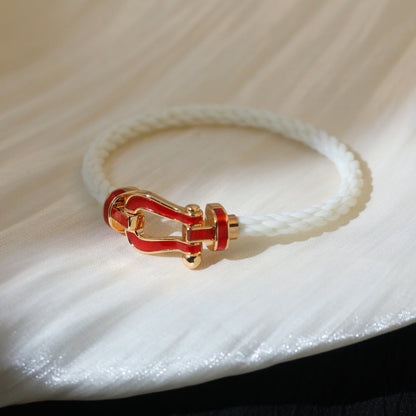 [Dawnora Jewelry]FORCE 10 WHITE TEXTILE DIAMOND PAVED
