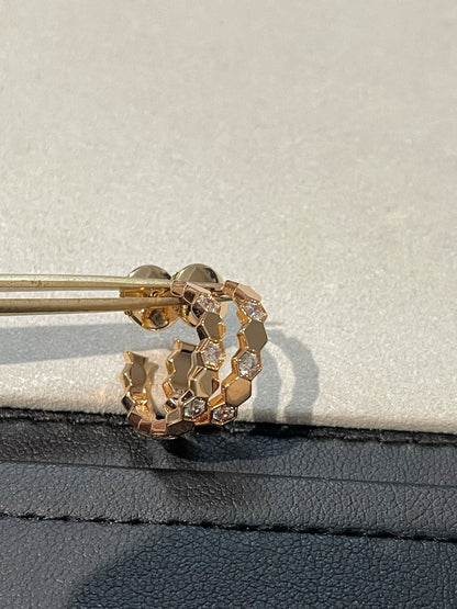 [Dawnora Jewelry]Hollow Design Four-Leaf Clover Flower Shape Ring