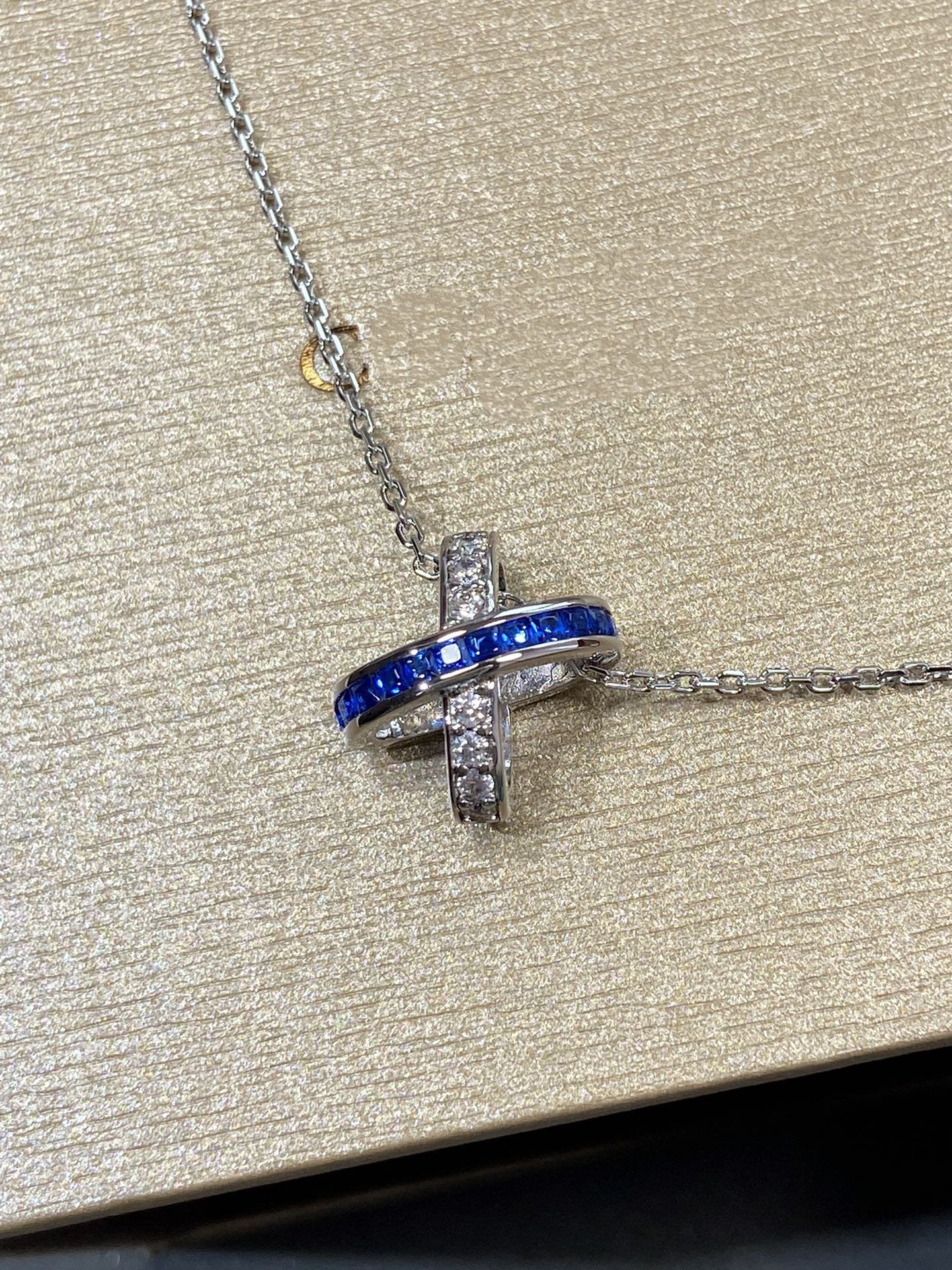 [Dawnora Jewelry]LIENS DIAMOND SILVER NECKLACE