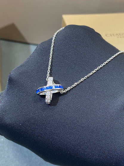 [Dawnora Jewelry]LIENS DIAMOND SILVER NECKLACE