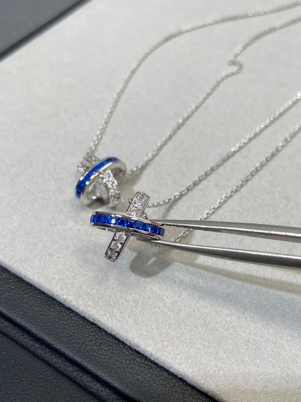[Dawnora Jewelry]LIENS DIAMOND SILVER NECKLACE